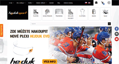 Desktop Screenshot of hejduksport.cz
